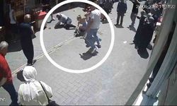 Samsun’un en işlek caddesindeki kavga kamerada