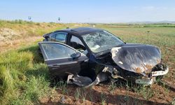 Alaca'da trafik kazası: İki araç devrildi, 9 yaralı!