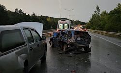 Çorum-Samsun yolunda kaza felaketi: 5 araç birbirine girdi!