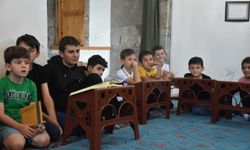 Gümüşhane'deki tarihi Ayasofya Camii, Kur'an kursu öğrencilerini ağırladı