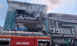 Zonguldak'ta kuaför dükkanında çıkan yangın söndürüldü
