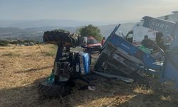 Osmancık'ta feci kaza! Traktör şarampole devrildi: 5 yaralı
