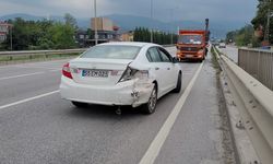 Samsun'da iki otomobilin çarpıştığı kazada 1 kişi yaralandı