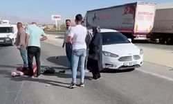 Konya’da otomobil ile motosiklet çarpıştı: 1 yaralı