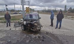 Çorum Alaca'da korkutan trafik kazası: 1 yaralı