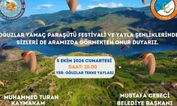 Çorum'un bu ilçesinde Yamaç Paraşütü festivali başlıyor