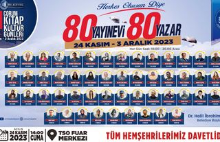 Çorum Belediyesi 11. Çorum Kitap Kültür Günleri