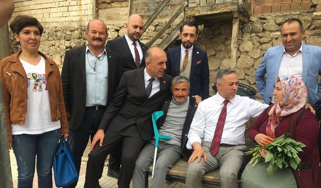 CHP'nin adayları, Aşdağul halkından destek istedi