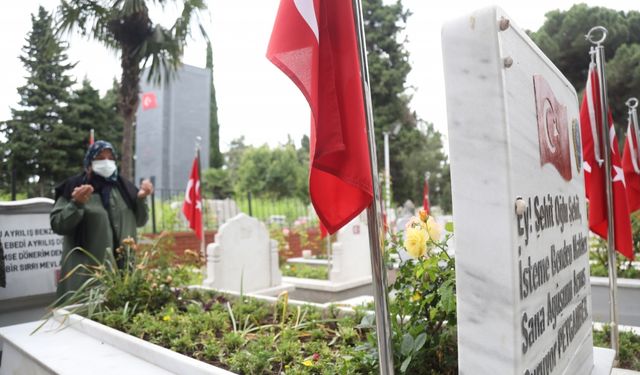 Samsun'da Kurban Bayramı arifesinde şehitlikler ziyaret edildi