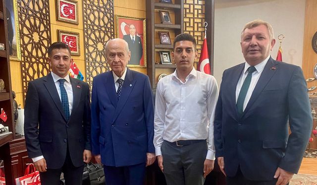 Belediye Başkanı Gelgör'den MHP Genel Başkanı Bahçeli’yi ziyaret