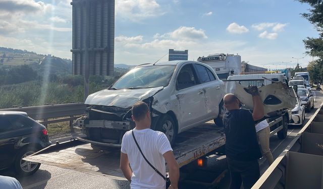 Samsun'da iki otomobilin çarpıştığı kazada bir kişi yaralandı