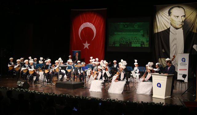 ANTALYA - Tattimbet Akademik Halk Çalgıları Orkestrası konser verdi
