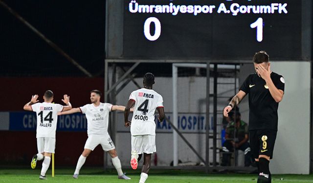 Çorum FK, Ümraniyespor deplasmanında galip! 3-0