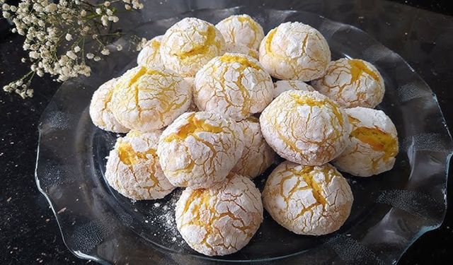 Evde yapabileceğiniz en lezzetli kurabiye: Ağızda dağılan Limonlu Kurabiye tarifi