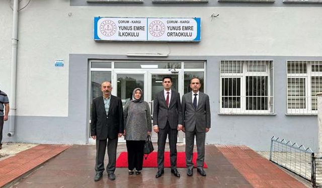 Kaymakam Soydaş, Yunus Emre İlk ve Ortaokulu’nda inceleme yaptı