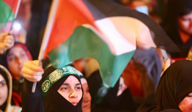 Düzce'de Filistin'e destek programı düzenlendi