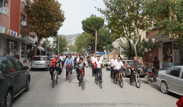 Osmancık'ta "100. Yıl Bisiklet Turu" düzenlendi