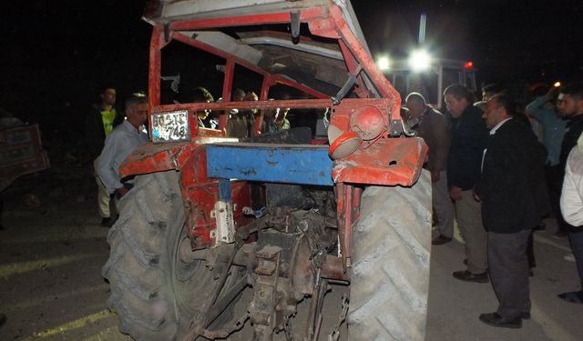 Tokat'ta yan yatan traktördeki 1 kişi öldü, 1 kişi yaralandı
