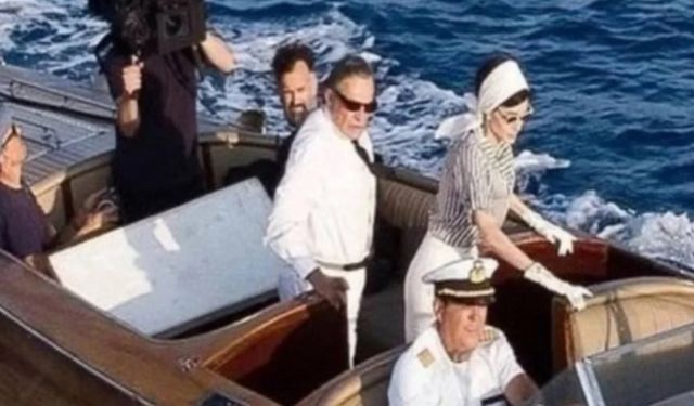 Angelia Jolie ve Haluk Bilginer'den teknede sürpriz kare: İşte "Maria"dan ilk görüntü!