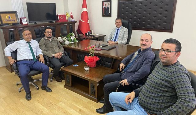 Alaca İlçe Milli Eğitim Müdürü Çaylak’a nezaket ziyareti