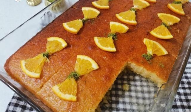Bu tatlıyı bir kere denediğinizde unutamayacaksınız: Portakallı Revani tarifiyle tatlı rekorları kırın!