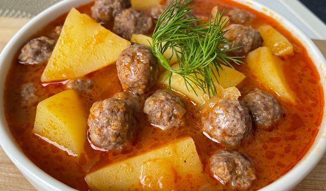 Türk mutfağının gözdesi: Patatesli Sulu Köfte tarifi