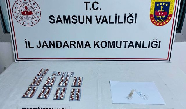 Samsun'da düzenlenen uyuşturucu operasyonunda 1 kişi yakalandı