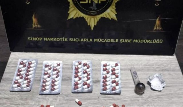 Sinop'ta uyuşturucu operasyonunda 3 kişi yakalandı