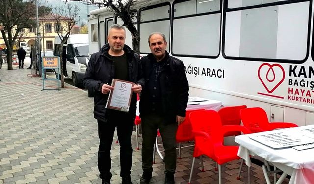 Taşova'da kan bağışı kampanyası düzenlendi