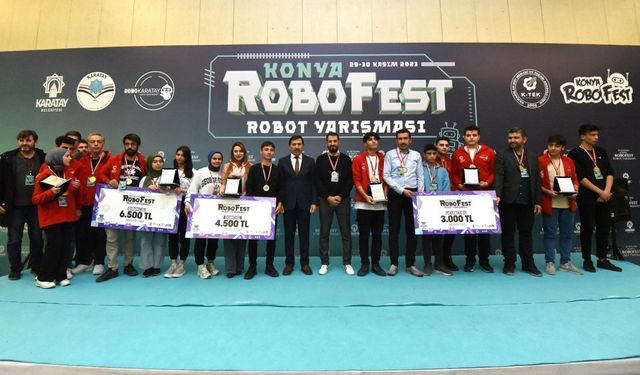 Konya Robofest Robot Yarışması sona erdi