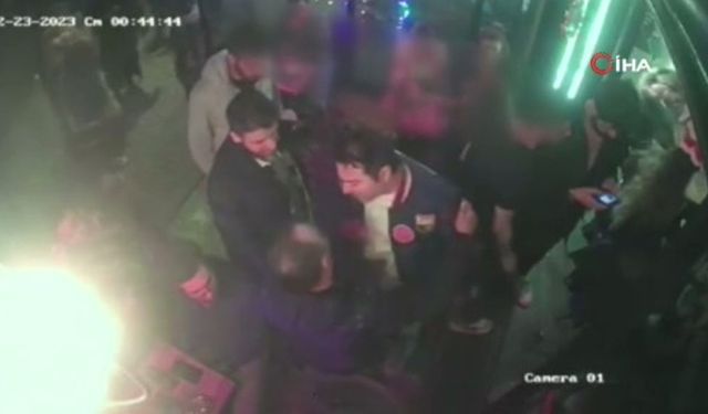 Şarkıcı Atilla Taş ve eşinin polise saldırdığı anlar kamerada