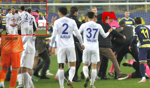 Ankaragücü-Çaykur Rizespor maçında şok olay: Ankaragücü Başkanı Faruk Koca, hakem Meler’e yumruk attı!