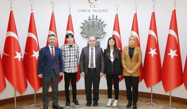 Çorum’dan 2 genç, Türkiye Çocuk Danışma Kurulu’na seçildi