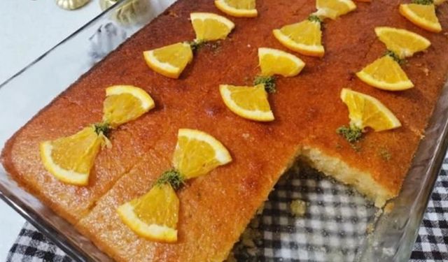 Kokusuna dayanamayacaksınız: En kolay ve lezzetli Portakallı Revani tarifi