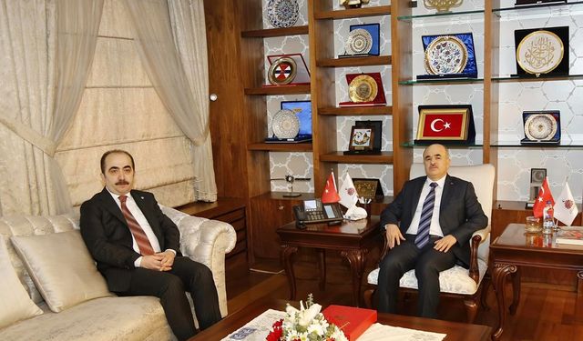 Türk Tarih Kurumu Başkanı Yüksel Özgen’den Vali Dağlı’ya nezaket ziyareti