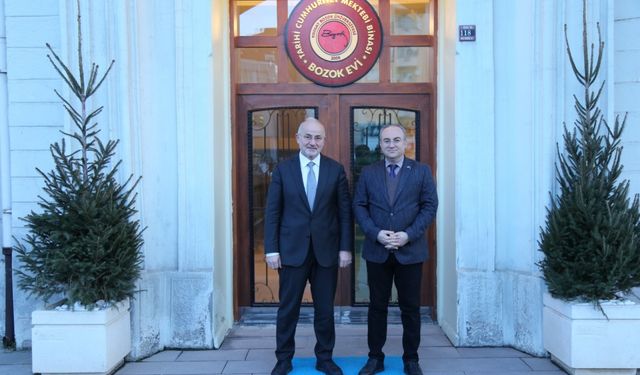OMÜ Rektörü Ünal, Yozgat Bozok Üniversitesi Rektörü Yaşar'ı ziyaret etti