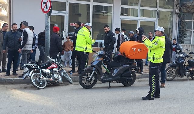 Samsun'da motosiklet kazasında 1 kişi yaralandı