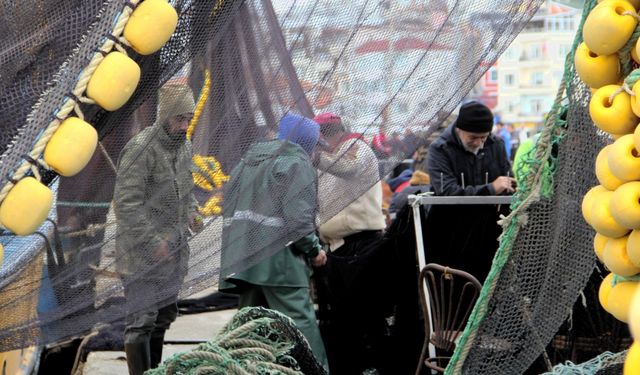 Sinop'ta balıkçılar, aynı saatte denize açılıp aynı saatte limana dönüyor