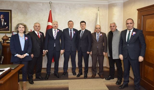 Trabzon Vergi Dairesi Başkanı Günçavdı, TTSO ve TESOB'u ziyaret etti