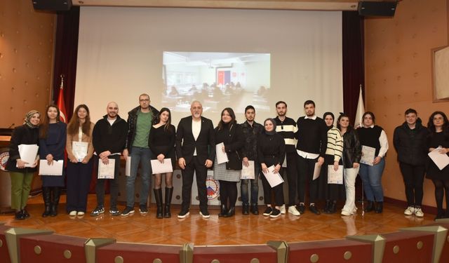 Trabzon'da NEET projesi kapsamında 115 kursiyere sertifika verildi