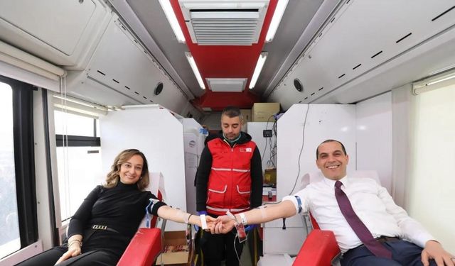 Vali Taşolar kan bağışında bulundu