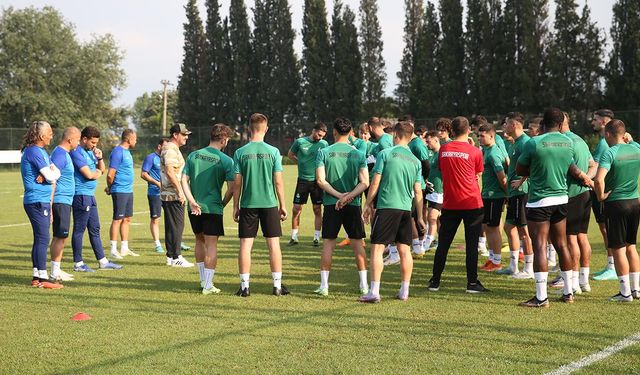 Sakaryaspor Ahlatcı Çorum FK maçı hazırlıklarına başladı