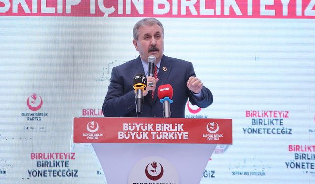 BBP lider Mustafa Destici'den Çorum'da sert mesajlar: "Terörle müzakere olamaz!