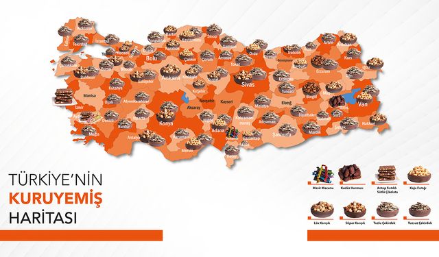 Türkiye'nin kuruyemiş haritası açıklandı: Leblebisi ile meşhur Çorum'un tercihi şaşırttı