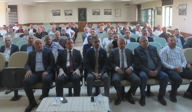 Merzifon'da Köylere Hizmet Götürme Birliği Genel Kurul Toplantısı yapıldı