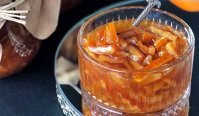 Sofralarınıza bahar getirecek reçel tarifi! Portakal Kabuğu Reçeli nasıl yapılır?