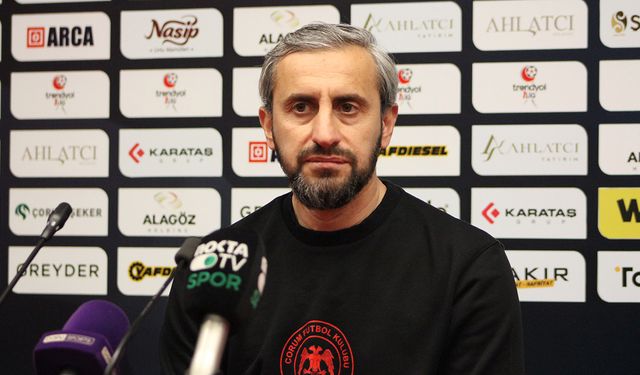 Çorum FK'nin teknik direktörü Serkan Özbalta'dan önemli uyarı: Adanaspor'u hafife almayın!