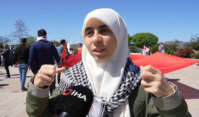 Filistinli öğrenciden Müslümanlara çağrı: "Filistin hepimizin, boykot yapmalıyız"