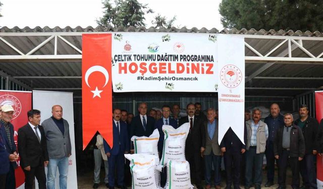 Osmancık’ta üreticilere 18 ton çeltik tohumu dağıtıldı