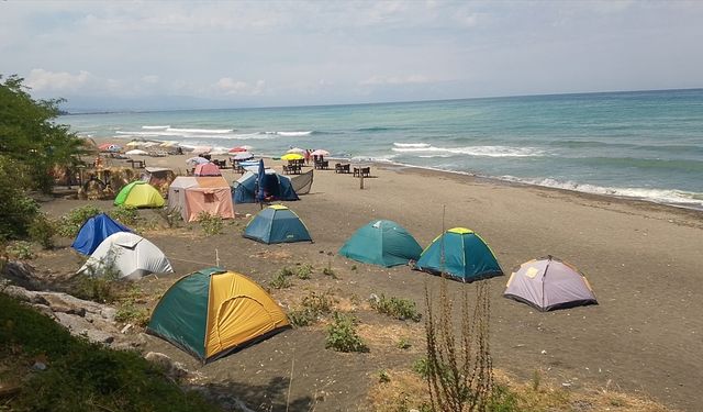 Zonguldak Karadeniz Ereğli'de denize girilmesine izi verilmiyor